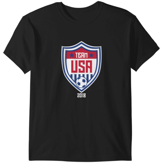 Discover 2018 Usa United States Soccer National Team Soccer Tee T-Shirts