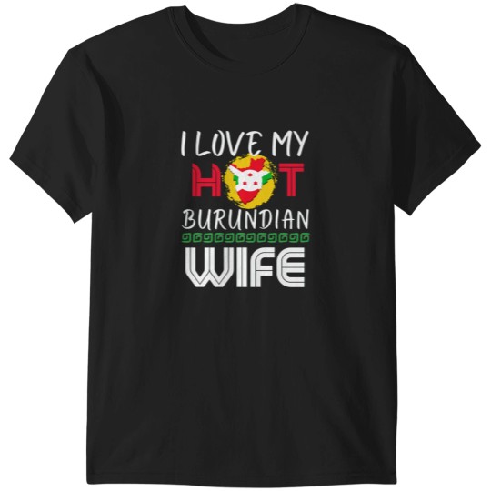 Discover I Love My Hot Burundian Wife Burundi Husband Active T-Shirts