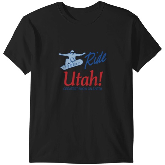 Discover Ride Utah! Greatest Snow on Earth T-Shirts