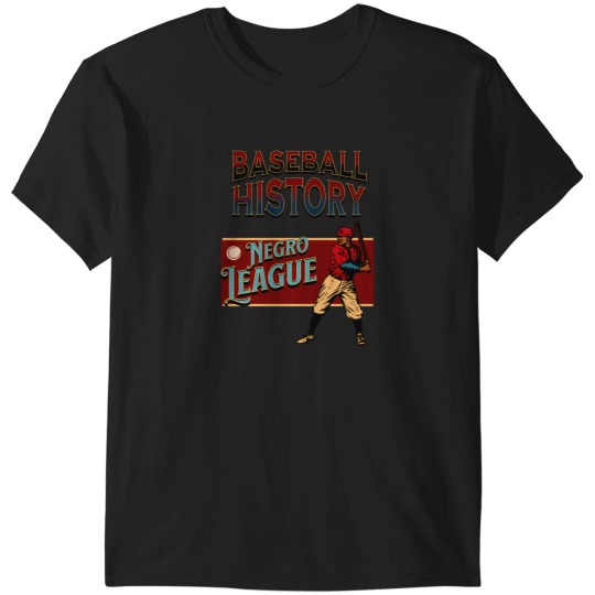 Discover Baseball History Negro League T-Shirts