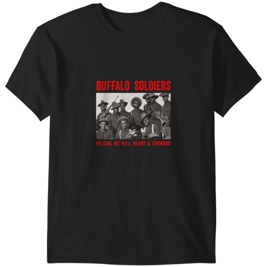 Discover Buffalo Soldiers 9th and 10th Cavalry African American Heros T-Shirts