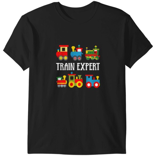 Discover Trains Funny Boys Train Expert Kids T-Shirts