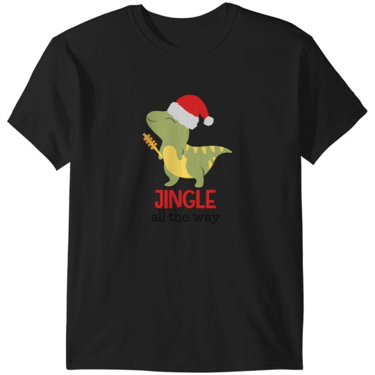 Discover Dancing Baby  Dinosaur - Jingle Bells T-Shirts