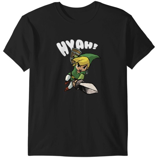 Discover Nintendo Legend Of Zelda Link Hyah T-Shirts