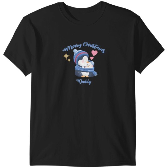 Discover Cute Penguin Merry Christmas- Merry Christmas Daddy T-Shirts