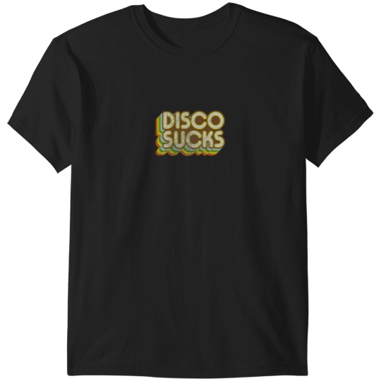 Discover Disco Sucks version 2 faded T-Shirts