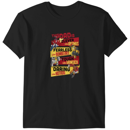 Discover Transformers Fathers Day Vintagess Autobots Line Up Dad Is T-Shirts