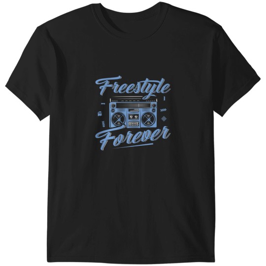 Discover Freestyle Forever Music Boom Box Radio Love Music T-Shirts