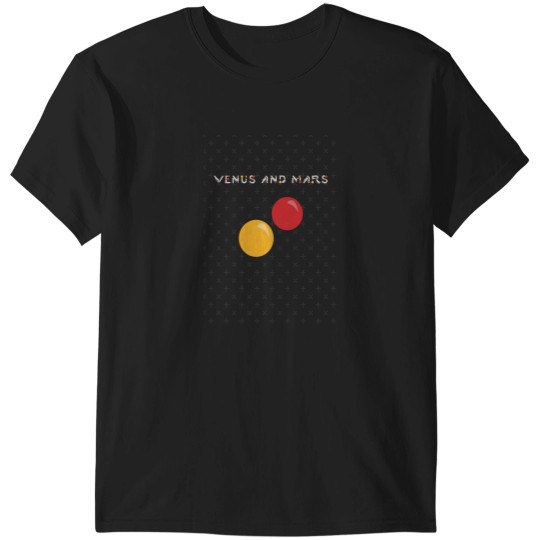 Discover Venus And Mars Minimalist Album Cover T-Shirts
