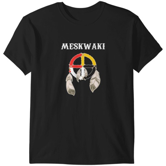 Discover Meskwaki Nation Sac and Fox Tribe Mediciness Wheel T-Shirts