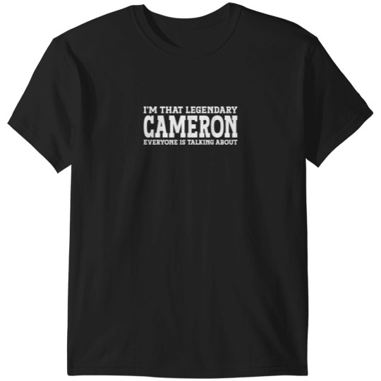 Discover Cameron Personal Name Funny Cameron T-Shirts