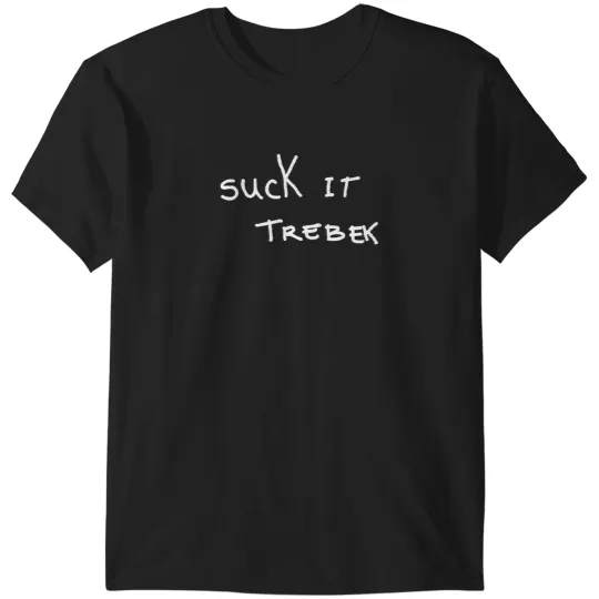Discover Suck It Trebek Celebrity Jeopardy T-Shirts