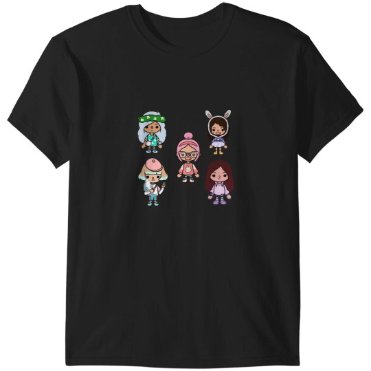 Discover Toca boca life kids happy T-Shirts