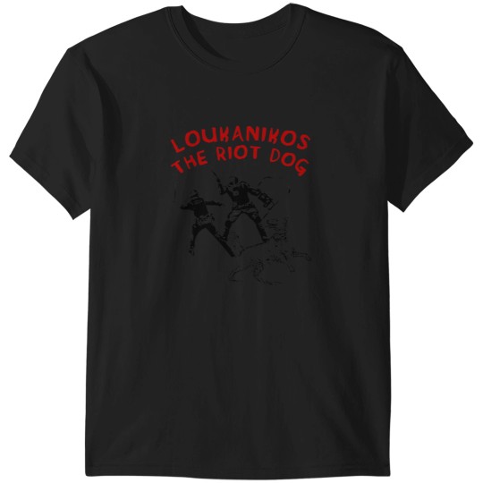 Discover Loukanikos The Riot Dog Anarchist Socialist Protest T-Shirts