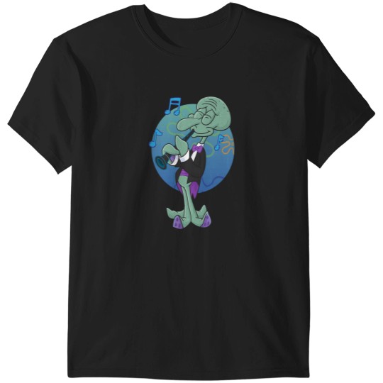 Discover Mademark x SpongeBobss SquarePants Squidwards Playing Clarry The Clarinet Sweatshirt T-Shirts