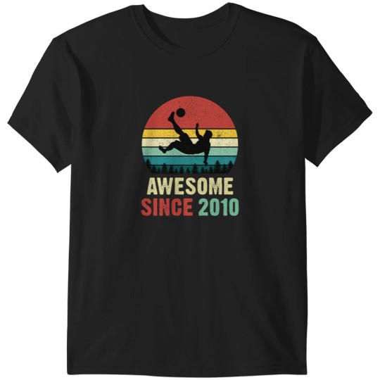 Discover 11Th Birthday Soccer Lovers Awesome Since 2010 T-Shirts