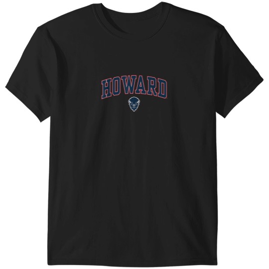 Discover Howard University Bison Arch Over Logo Officiall T-Shirts