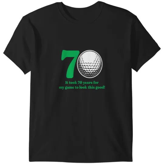 Discover 70 Year Old Golfer Golfing Golf 70th Birthday T-Shirts