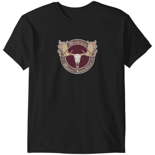 Discover Michigan Moose Knuckles - Primary Logo T-Shirts