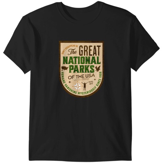 Discover Missing 411 National Parks USA T-Shirts