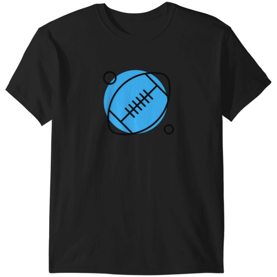 Discover Blue Rugby Pattern T-Shirts
