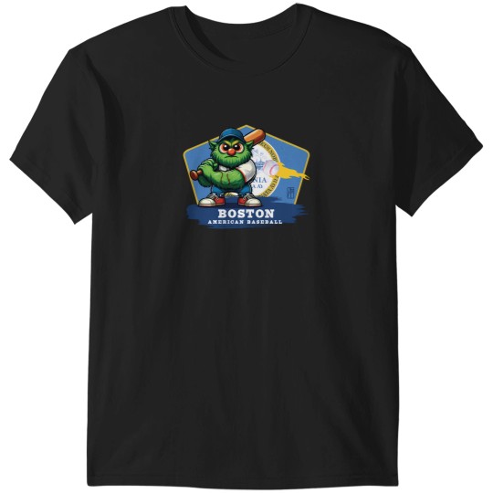 Discover Boston Baseball Mascot T-Shirt