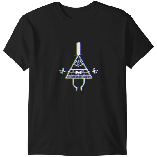 Discover Bill Cipher Anaglyph T-Shirts