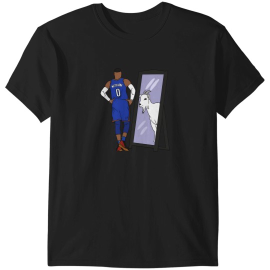 Discover Russell Westbrook Mirror Goat Oklahoma City T-Shirts