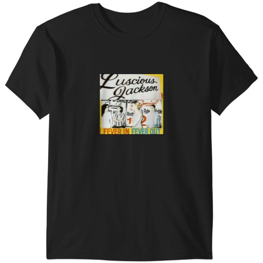 Discover Luscious Jackson tee shirts LP CD cover Fever In T-Shirts