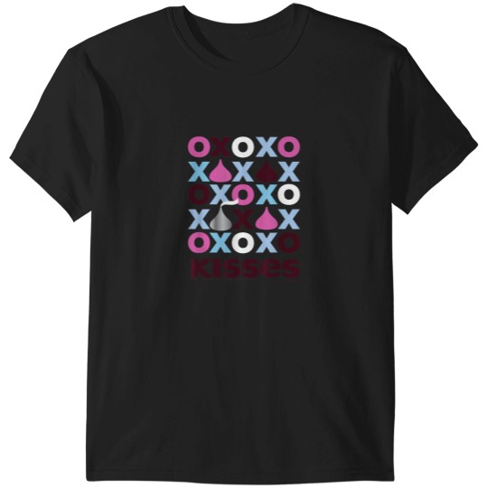 Discover Hersheys Kisses XOXO Design T-Shirts