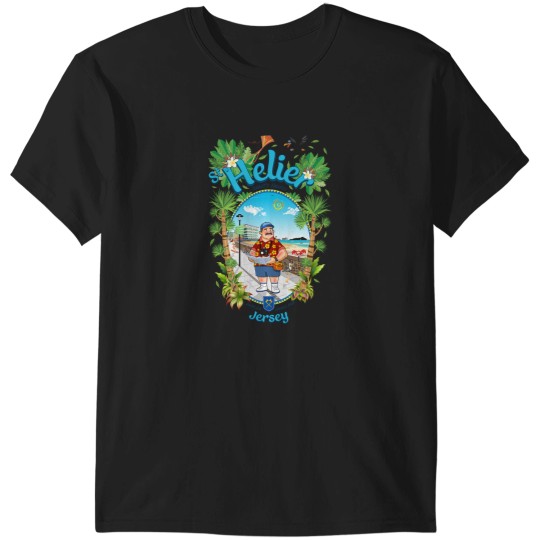 Discover St Helier - Tourist_s Paradise The 12 Parishes of Jersey Channel Islands T-Shirts