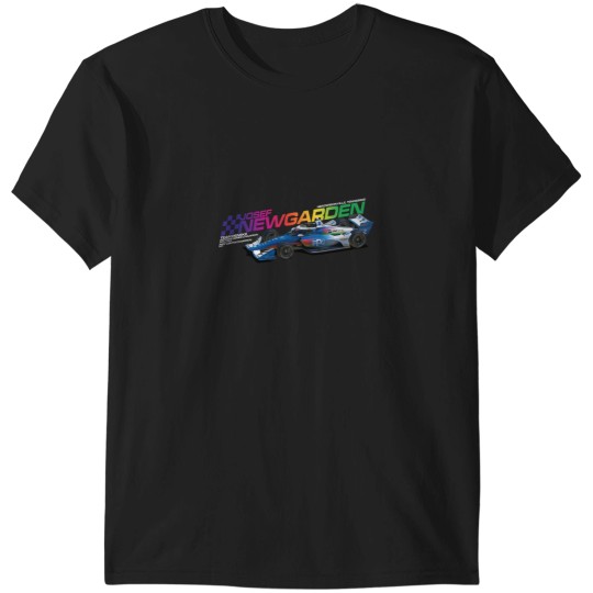 Discover Josef Newgarden 2022 alt (rainbowwhite on blue) T-Shirts