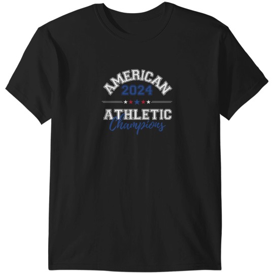 Discover Usa Athlete Champions 2024 Games T-Shirts