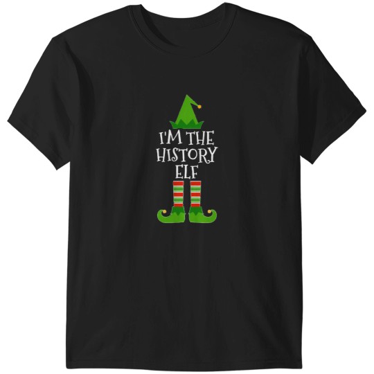 Discover I'M The History Elf Matching Family Group Christmas Graphic T-Shirts