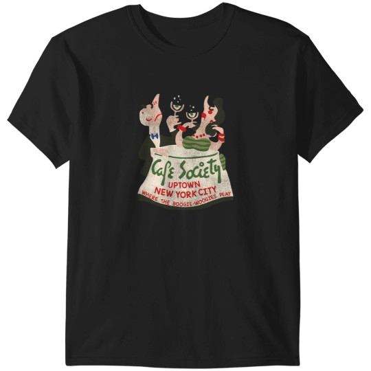 Discover Vintage Cafe Society Defunct New York City Nightclub 1940S T-Shirts