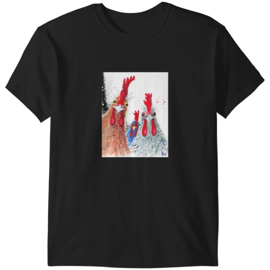 Discover Chicken Ladies Hen Chicken Rooster Bird T-Shirts