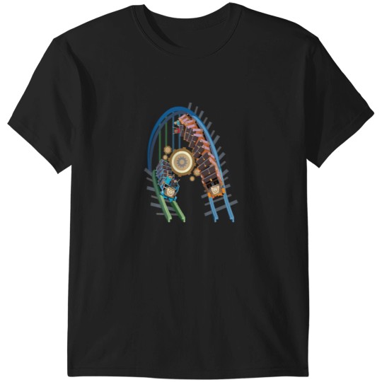 Discover Twisted RMC Colossus Inspired Racing Coaster Design T-Shirts