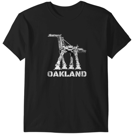Discover The Town Crane Robot - Oakland T-Shirts