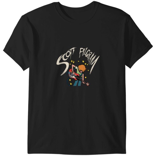 Discover Scott Pilgrim with Bass Comic transparent T-Shirts