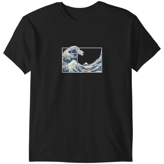 Discover The Great Fibonacci Wave Mathematics Enthusiast T-Shirts