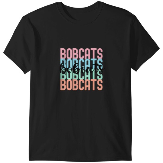 Discover bobcats team mascot school spirit game night T-Shirts