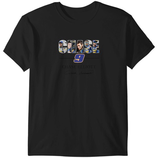 Discover Chase 9 Chase Elliott Signature Christmas Gifts For Fans For Men And Women Gift Christmas Day T-Shirts