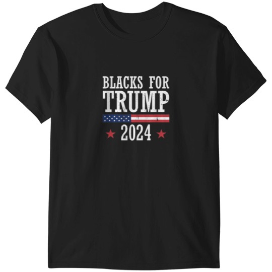 Discover Blacks For Trump 2024 Presidential Election Repu T-Shirts