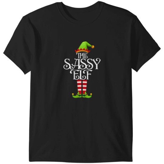 Discover I'M The Sassy Elf Family Matching Christmas Tee Sassy Pajama T-Shirts