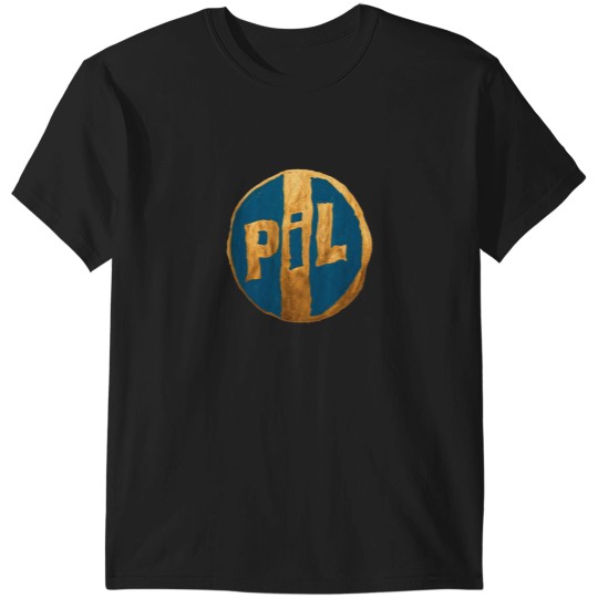 Discover PiL  Blue Gold Logo T-Shirts