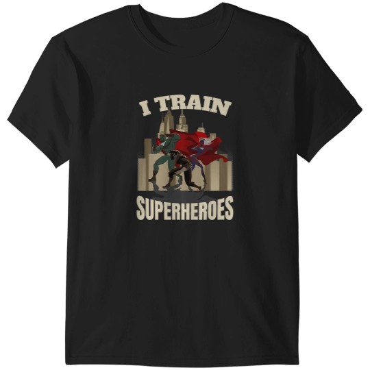Discover I Train Superheroes Personal Trainer T-Shirts