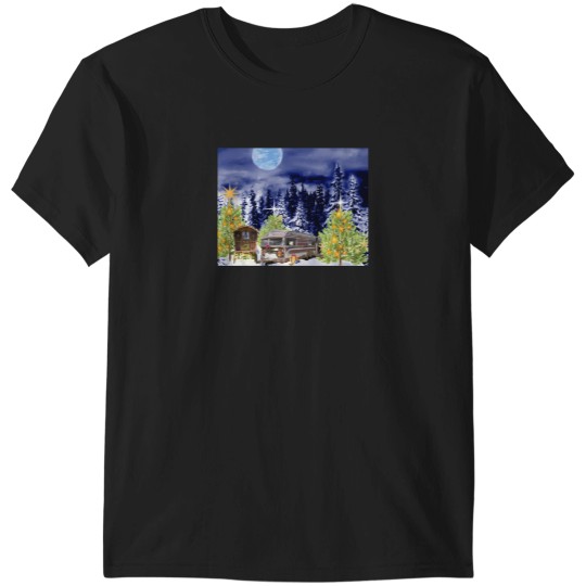 Discover Romany Gypsy Caravan Christmas T-Shirts