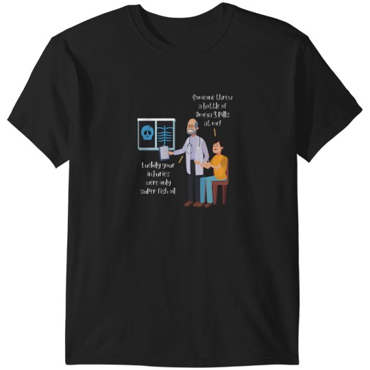 Discover Fish Oil Humor T-Shirts