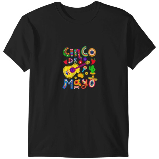 Discover Cinco De Mayo Mexican Fiesta 5 De Mayo Women Men T-Shirts