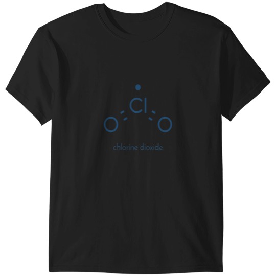 Discover Chlorine dioxide ClO2 molecule T-Shirts